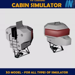 Simulator dome 3D model