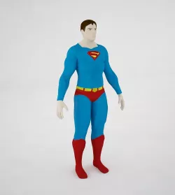 Superman 3D model