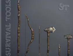 Survival tools pack 3D model