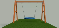 Swing Low-poly  3D model