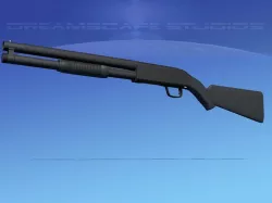 Tactical 12 Gauge Shotgun  3D model