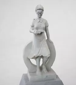 Teachers statue 3D model