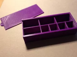 Travel pill case with tight closure