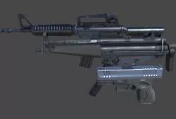 Weapons Pack Low-poly  3D model