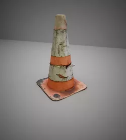 Weathered Cone 3D model