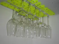 Wine Glass Holder, + OpenSCAD Version