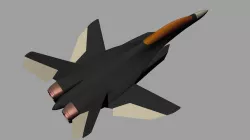 X-form fighter 3D model