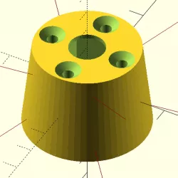 1/4" socket mounting tube
