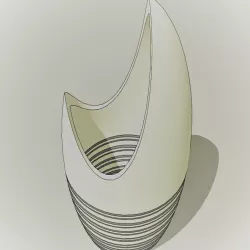 2-color modell vase