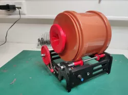 3D printed and speed controlled 160mm Rock Tumbler