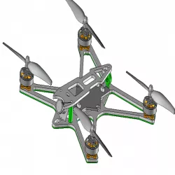 3DHawk - Ultralight printed Tinyhawk Freestyle frame