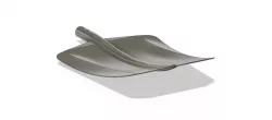 A real paddle blade for a rowing boat for 3d print cnc