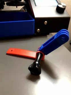 Adjustable GoPro Mount for 3D printers