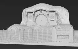 Bag End Shire Lord of the Rings 3D printing ready stl obj