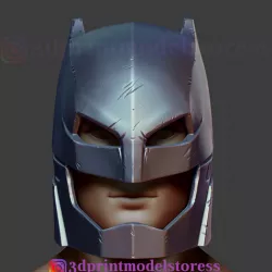 Batman vs Superman Helmet Cosplay DC Comic 3D Print Model