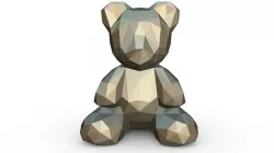 Bear figure 3D print model
