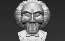 Billy the Puppet from Saw bust 3D printing
