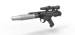 Blaster pistol DH-17 from Star Wars ROTJ