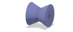 BOAT MARINE TRAILER 4 inch ROLLER STOP for 3d print and cnc