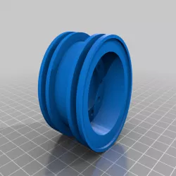 Bruder Loader Wheel and Hub For RC Conversion