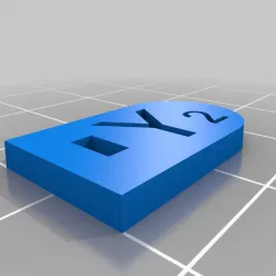 Cable keychain XYZ Root3 CNC