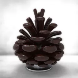 Christmas Ornament - Natural Pinecone (2 files)