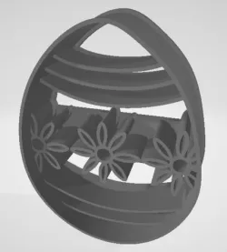 Cookie cutter egg easter