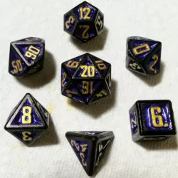 D&D Dice Set with Outset Numbering (d4 to d20)
