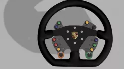DIY PORSCHE 911 GT3 Fiber SABELT Steering Wheel