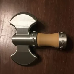 Double Headed Rattle Axe
