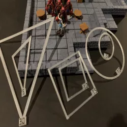 Easy Print Spell Templates (DnD/Tabletop Games)