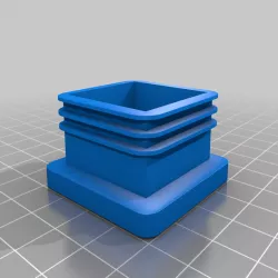 Embout Carré Pour Tube 40x40 Remorque Lider