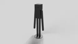 Enderman Minecraft statue