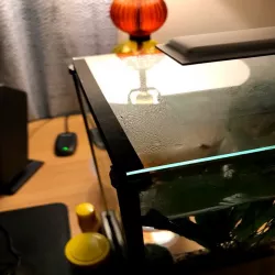 Fluval Spec 5 Aquarium Glass Lid Rails Mod