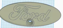 Ford Emblem Backup Camera