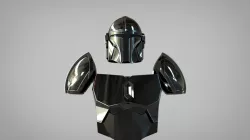 Full Beskar armor from The Mandalorian UPDATED 3D print model
