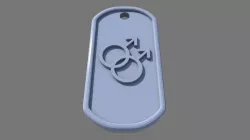 gay dog tag