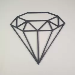 Geometric 2D Diamond/ resin mold