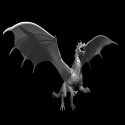 Green Dragon Flying