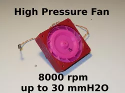 High pressure fan - RtA70kit - RC models and other