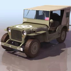 jeep car​ stl