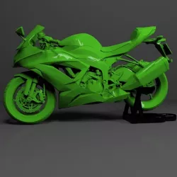 Kawasaki Ninja ZX-6R 3D Printable Model
