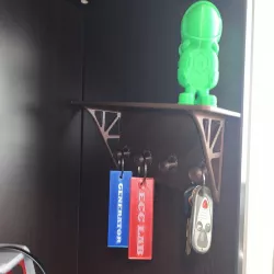 Key Hanger Shelf use with Command Strips