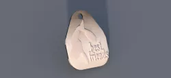 Keychain 'best friends'