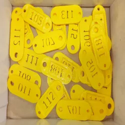 Keychain with number 
