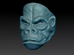 King Gorilla Ring 3D print model