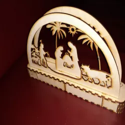 Krippe Laser Cut
