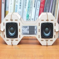 Laser Cut Speaker for Pimoroni Pirate Audio 