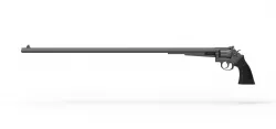 Long barrel revolver of Joker from the movie Batman 1989