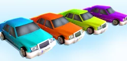 Low Poly City Car